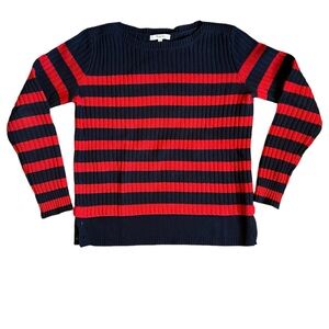 Grunge striped sweater